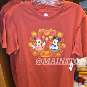 Disney Parks DCA LUNAR new Year mickey & Minnie t shirt 2026
